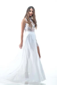 νυφικά 2 σε 1