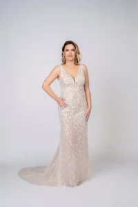 νυφικά με δαντέλα