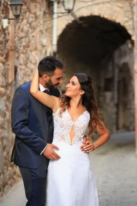 ρομαντικά νυφικά