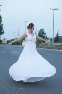 ρομαντικά νυφικά